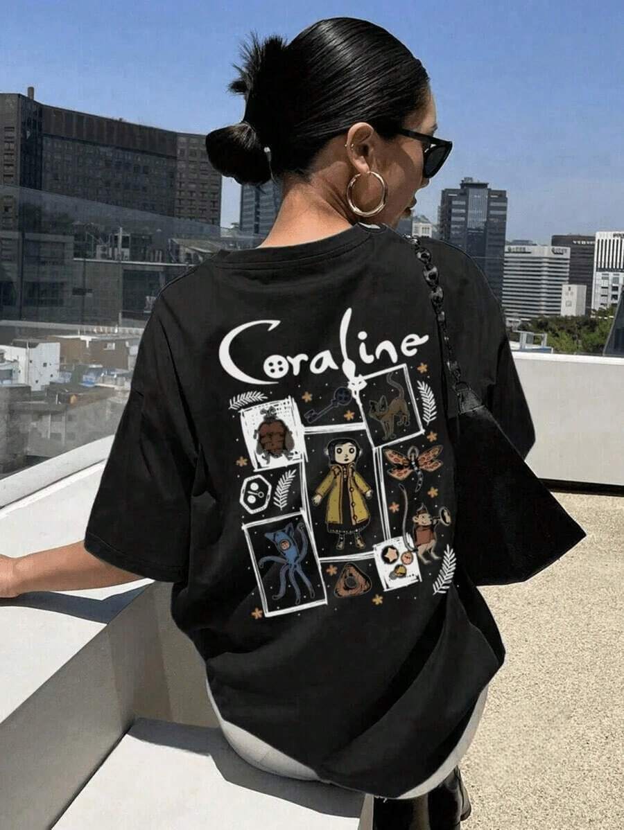 Camisetas de Mujer - Negro - Ver 1