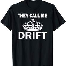 Camiseta "Me llaman Rey del Drift". - Negro - Ver 1
