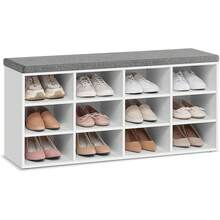 Shoe Cabinets - White + Gray - View 12