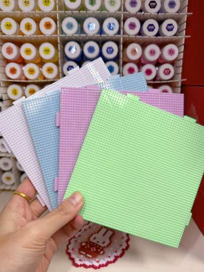 52x52 Peg Board, Extended Peg Design To Prevent Falling Off, Reinforced And Thickened Backing, Dedicated For DIY, Essential For Handicraft Enthusiasts