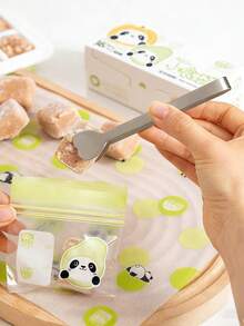 5-Piece Gold Mini Metal Tongs Set - Stainless Steel Small Kitchen Tongs For Food, Ice, Sugar Cubes, Salad, Bread & Desserts, Perfect Picnic Serving Tongs - Shelf - View 6