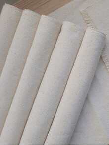 Luxury American-Style Placemat Set, 7 Pieces Including 1 Runner And 6 Place Settings, Woven With High-Quality Fabric! - Ngà - Xem 2