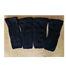 Unisex Autumn/Winter Warm Fingerless Gloves, Minimalist & Fashionable Knitted Fingerless Gloves - A - View 12