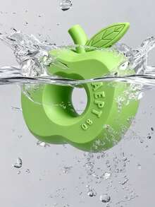 1pc Cute & Fun Chew Toy, Teeth Cleaning TPR & Wood Plastic Apple Shaped Pet Toy, Suitable For Small/Medium Dogs & Cats, Self-Entertainment, Exercise, Interaction, Prevent Destruction, Relieve Anxiety - Multicolor - View 8