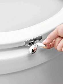 2/4pcs Plastic Non-Dirty Hand Toilet Opener, Practical Toilet Seat Lifter, Avoid Touching Toilet Lid, Household Drawer Handle, Toilet Accessories, Home Essential - Multicolor - View 10
