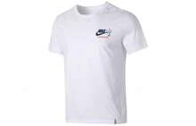 Nike Sportswear 印花圆领修身短袖多巴胺T恤，男款，白色 - 白色 - 查看 17