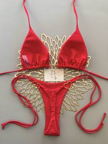 Conjuntos de bikini para mujer - Rojo - Ver 3