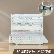 Multi-Layer Plastic Desktop File Folder Organizer Box; Document Holder - Multicolor - View 4