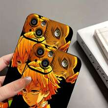 Estuche para teléfono con personaje estilo  Compatible con estuches para teléfonos   17  16 Pro Max  15 Pro Max  13 y  12 Hecho de material de TPU que brinda protección contra golpes y caídas Un gran regalo para familiares, amigos, seres queridos, novios, novias y para días festivos y aniversarios - Negro - Ver 8