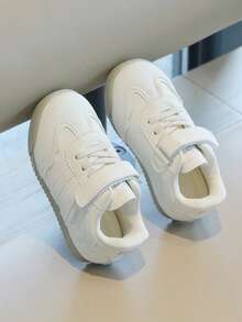 2026春秋新款儿童运动鞋，女童训练鞋，男童休闲运动鞋，幼儿软底跑步鞋 - 米色 - 查看 2