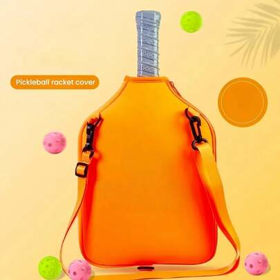 1pc Pickleball Racket Bag, Suitable For Most Pickleball Rackets, Multi-Color Options