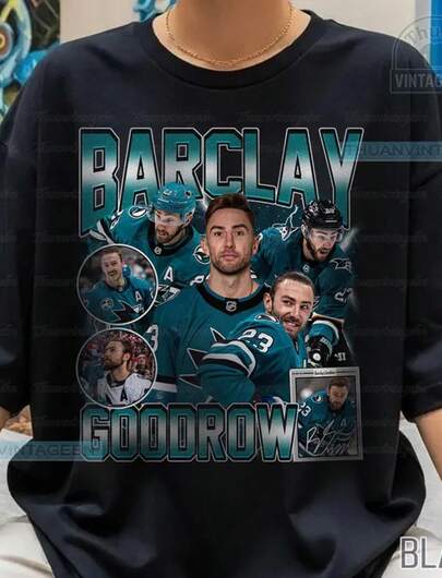 Vintage Barclay Goodrow Shirt, Barclay Goodrow Tee,  Barclay Goodrow Tee, Bootleg Rap Tee, San Jose Youth Hockey Tee