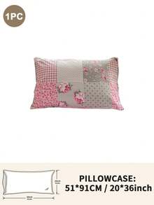 1pc/2pcs/4pcs Floral Print Pillowcase, Breathable Soft Comfortable, Envelope Closure Suitable For Bedroom Sofa Home Decor, Retro Style Bedroom Living Room Home Decor, Pillow Insert Not Included, Suitable For All Seasons - Multicolor - View 13