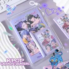 Mattel 新款韩式女巫狩猎队文具套装，实用高价值学习用品，课堂奖励，组织纪念品 - 彩色 - 查看 7