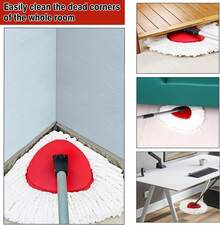3 Pack Spin Mop Replacement Head Easywring 1-Tank System, Easy Cleaning, Microfiber, Machine Washable - A - 查看 4