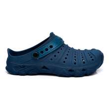 Babuche Clog Pesca Camping Proteção Chinelo Sandalia Unissex - Azul - Visão 3
