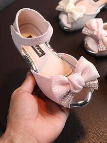 Girls' Sandals, New Summer Soft Bottom Princess Shoes For Toddlers, Children, Runway Show, Hosting - Pink - View 5