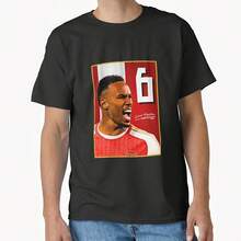 Gabriel Magalhães No_6 T-Shirt _ 2024_25 Home Kit _ Football Art Design Classic T-ShirtShirt For Women - 黑色 - 查看 1