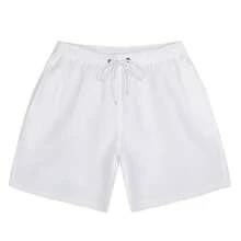 Men's Beach Shorts Men's 4-Inch Shorts Beach-Ready Splash-Resistant Shorts Essential Sports & Leisure Travel Pants - White - View 6