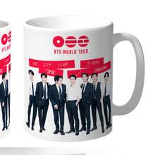 Kpop Taza de Cerámica 325ml | Diseño Kpop Bt Integrante Hope World Tour 2026 | Musica Kpop Corea Arm | Regalo Ideal bebidas frías y calientes Café, Té o Chocolate, Regalo Perfecto - Blanco - Ver 3