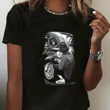 Gonzales Men's Reflections Lowrider Skull DGA Art T Shirtmbre_2089_t2 - 黑色 - 查看 8