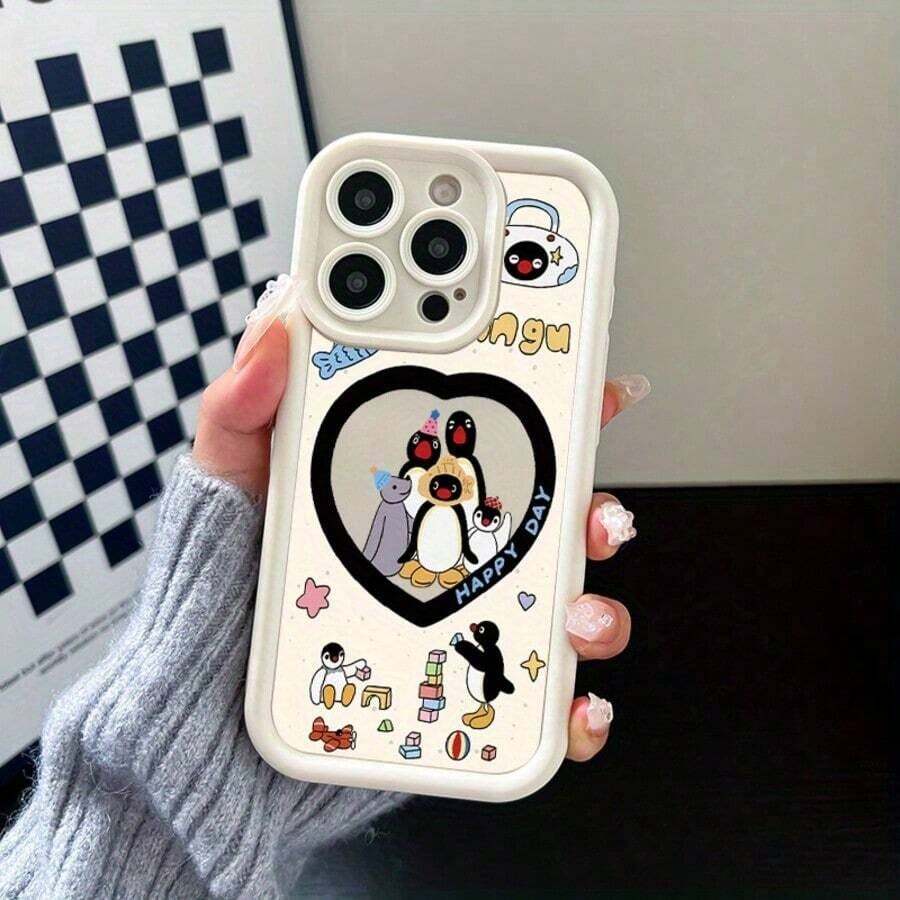 おしゃれな白い文字プリントのスマートフォンケースは、日常使用いにぴったりです。 - ブラック - チェックする 1