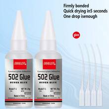 Keo siêu dính LOOLIFL 502 (1-5 cái), 20g keo cyanoacrylate khô nhanh, độ bám dính cao, thích hợp cho gỗ, nhựa, kim loại, cao su, gốm sứ và đồ thủ công mỹ nghệ. - AL502 - Xem 4