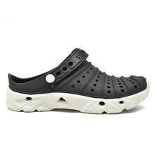 Babuche Clog Pesca Camping Proteção Chinelo Sandalia Unissex - Preto - Visão 2