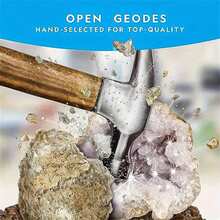 1 个未开封的大地测量蛋 - 一个鼓舞人心的地质礼物，展示宝石、令人兴奋的开放体验和水晶簇标本的粗糙收藏玩具、烦躁玩具、烦躁、化石、地质学、Asmr - 彩色 - 查看 11