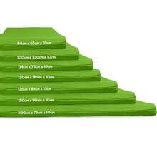 Gymnastics Gym Crash Mat Landing Tumbling Safety Exercise Mat Pad Critical Fall Height Tested To 3 Metres BS:EN1177 - Lime Green - View 2