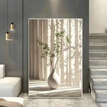 1pc Modern Abstract Vase & Plants Canvas Art Print, Frameless Wall Decor For Living Room And Bedroom No Frame 50x70cm/19.68x27.55inch - 1 - View 5