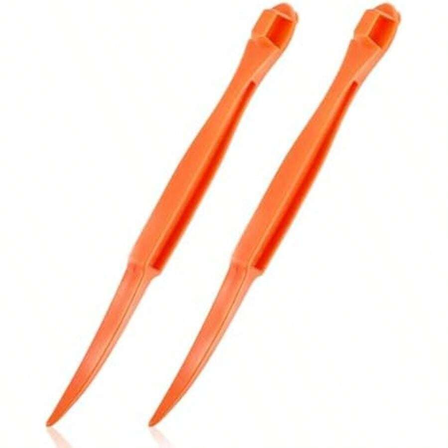 Orange Peeler Tools Citrus Peel Cutter Plastic Easy Fruit Vegetable Slicer Cutter Lemon Peelers Opener Remover Fruit Tools Kitchen Accessories Knife Kitchen Gadgets Strip Peeler Bar (2 Pack) - Bộ 2 cái - Xem 1