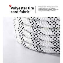 Heavy Duty Nylon Tow Strap With American Steel Hooks, Outdoor Emergency Tow Rope, Rescue Rope - A - View 4