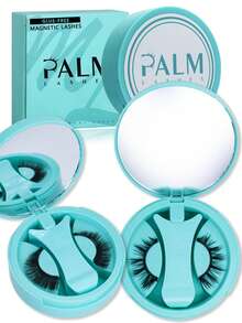PALM LASHES 1 Pair Reusable Magnetic Eyelashes With Clip, No Glue Needed, Natural Look, Eyelash Curler Set, Easy To Apply And Remove By Hand - Natural Lashes - View 10