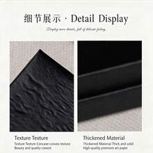 1/4/8/12个装纯色礼盒,黑色方形首饰盒,便携式首饰收纳盒,适用于戒指、耳环、项链、手链、配饰,旅行首饰盒 - 黑色 - 查看 7