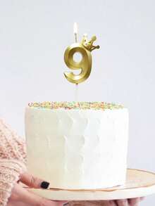 Velas con números del 0 al 9 en dorado, velas de cumpleaños creativas con corona dorada, decoraciones de pastel de cumpleaños, decoraciones para fiestas de cumpleaños, velas con números en diseño de corona 3D, adecuadas para decoración de pasteles de cumpleaños, celebración de hornear, fiesta de aniversario, celebración de vacaciones, decoración de hornear de pasteles, ceremonia de adultos, aniversario de cumpleaños y otros eventos festivos - Dorado - Ver 8