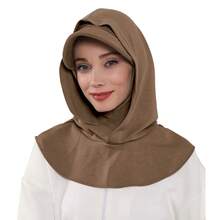 1pc New All-Around Covering Style Headscarf, Minimalist Sun-Shading Headwrap With Neck Coverage - Multicolor 3 - View 17