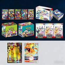 36盒宝可梦151系列扩展版成人桌面游戏卡牌，收藏品，节日派对礼物，圣诞礼物，朋友生日礼物，同学礼物 - 彩色 - 查看 3