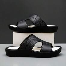 Casual Beach & Home Slippers - Black - View 6