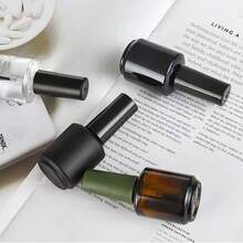 1 pieza Botella recargable de 10ml para esmalte de uñas, Botella de recarga de esmalte de uñas en gel - Verde Oscuro - Ver 1