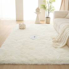 1pc High-End Soft, Fluffy Carpet For Living Room, With 1cm Sponge Padding Inside For Barefoot Comfort, Plush Floor Mat For Bedroom, Home Decor Carpet, Lovely Luxury Anti-Slip Rug, Suitable For Indoor And Outdoor Use (Bedroom, Living Room, Balcony, Study, Picnic) - Light Grey - View 8