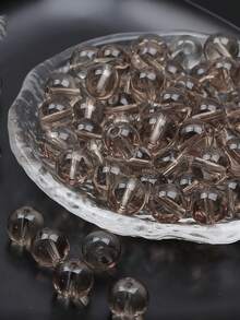 50pcs 8mm Transparent Glass Beads, Crystal Clear Glass Beads, Suitable For Jewelry Making DIY Bracelets, Necklaces, Clothing Weaving - 8mm-50pcs - View 17