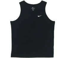 Nike 复古字母印花休闲速干柔软舒适无袖背心，黑色 - 黑色 - 查看 13