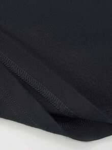 1PC,Plus Size Women's Pure Cotton Basic Black T-Shirt Short Sleeve Round Neck Slim Fit Casual Top Solid Color Everyday Wear Fashion Tee Shirt Women's Casual And Stylish Short-Sleeved Printed Shirt/T-Shirt, Breathable, Suitable For Outdoor Sports, Everyday Wear, Birthday Gifts, Christmas Gifts, Halloween Gifts, Or As A Commemorative Shirt For Friends Or Loved Ones. Also Suitable As A Pullover Fast Delivery - màu đen - Xem 4
