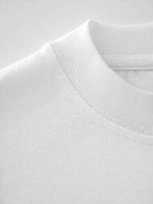 Drake Colour Casual Graphic Clip Soft Sleeve Short Sleeve Cotton 180gsm T-Shirt - trắng - Xem 3