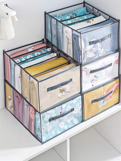 1 Stück zusammenklappbare Schubladenaufbewahrungstasche, Bettlaken und Bettdecken Aufbewahrungsboxen, Mesh Aufbewahrungsboxen, mit transparentem Mesh Design, geeignet für Kleiderschränke, Schränke, Schlafzimmer, Wohnheime und Familien, und für alle Jahreszeiten geeignet.