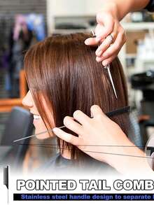 ikt Women's Hair Wax Styling Set, Includes Hairline Brush, Wooden Handle Comb And Pointed Tail Comb, Can Be Used To Smooth Flyaways, Create Sleek Ponytails, Styling And Daily Hairstyles - Multicolor - View 7