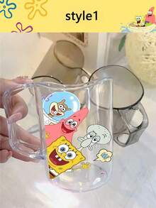 SpongeBob SquarePants 1 chiếc cốc súc miệng SpongeBob dày dặn, có thể dùng làm chậu rửa mặt, giá đựng bàn chải đánh răng, cốc súc miệng bằng nhựa, họa tiết hoạt hình, phù hợp cho cả nam và nữ, dễ thương khi đánh răng, vật trang trí tiệc tùng tuyệt vời cùng bạn bè, cũng là một món đồ trang trí tiệc xuất sắc. - Nhiều màu - Xem 12