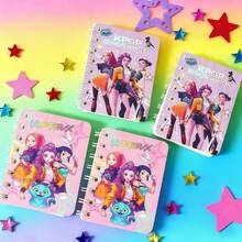 1 Set KPOP High-Quality Official New KPOP Student Stationery Set - Provided By KPOP Idol Group, Includes KPOP Notebook, KPOP Pins, KPOP Ballpoint Pen, KPOP Memo Pad And Other Stationery Gift Set - Multicolor - View 4