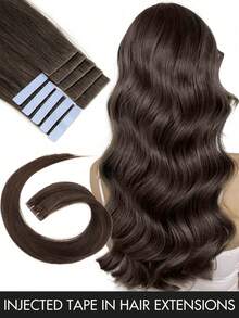 10pcs Seamless Invisible Clip-In Hair Extensions - Natural Straight Human Hair, Light Blonde Woven Extensions, Suitable For Caucasian Women And Men (12 Inch, 14 Inch, 16 Inch, 18 Inch, 20 Inch, 22 Inch), Seamless Blend, No Damage - Multicolor - View 24